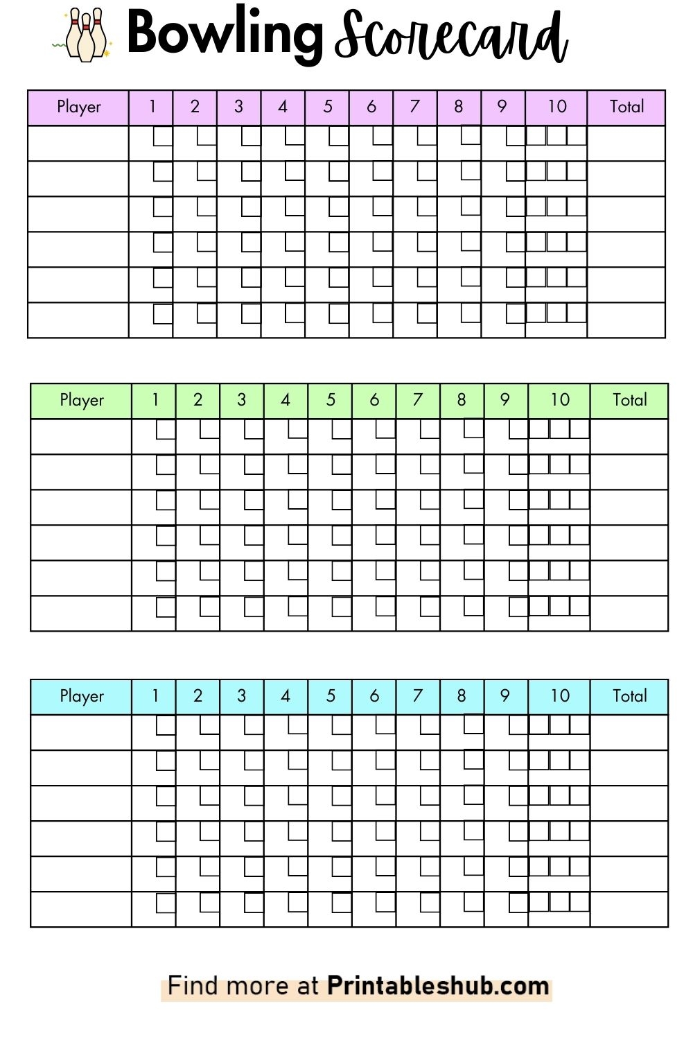 printable bowling score sheet