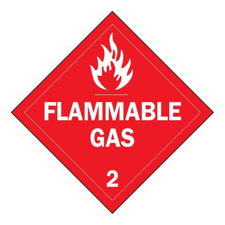 Brady Part 63438 Flammable Gas 2 Sign BradyID