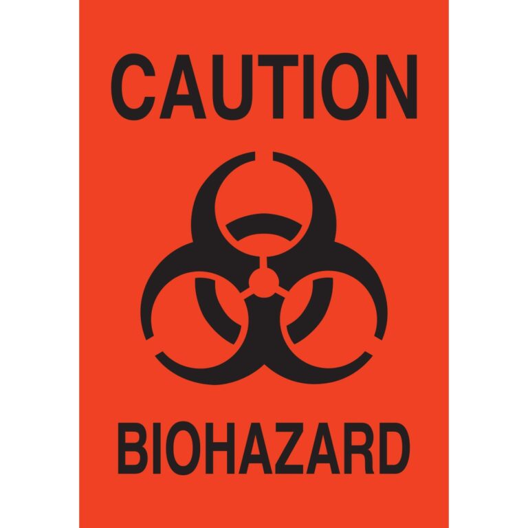 Brady Part 89169 A 178302 CAUTION Biohazard Sign BradyID