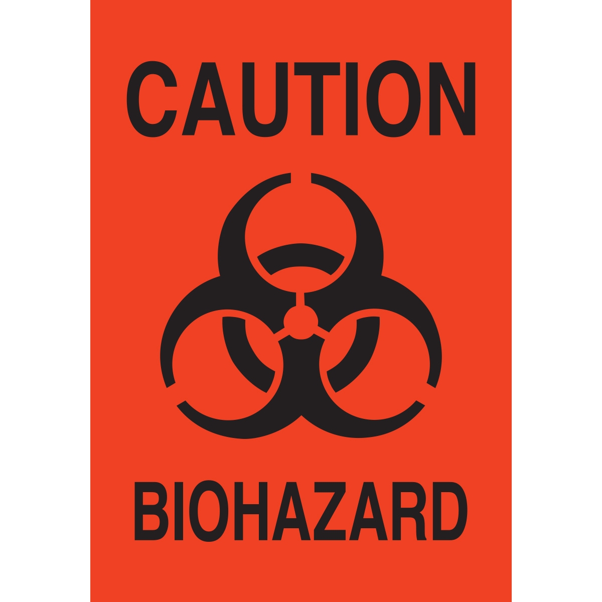 Brady Part 89169 A 178302 CAUTION Biohazard Sign BradyID