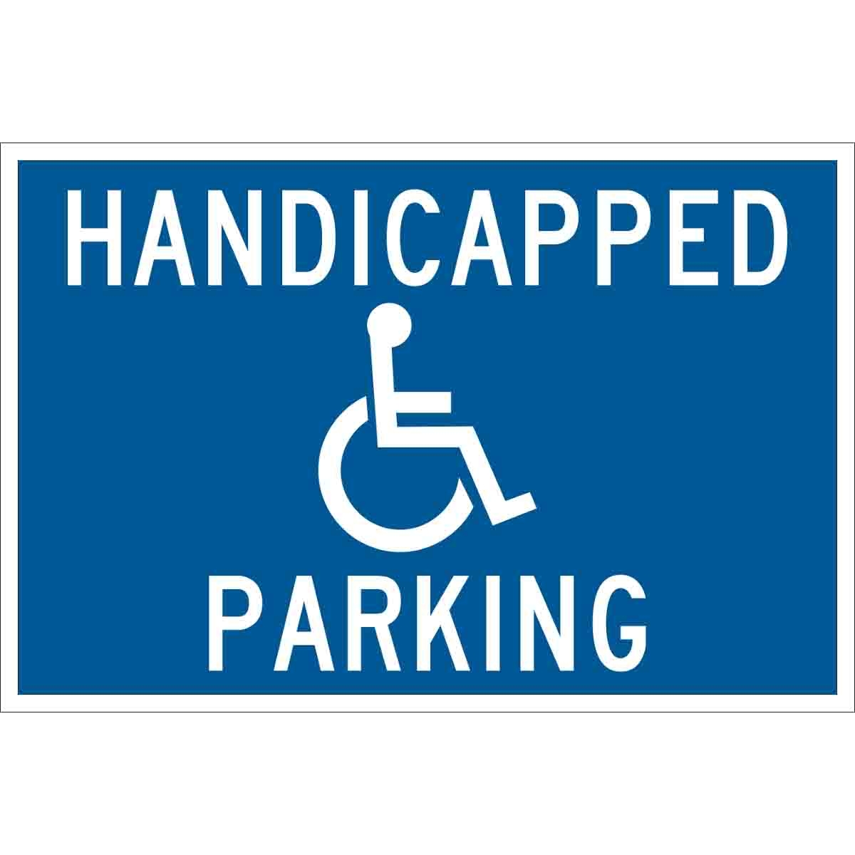 Brady Part 91331 Handicapped Parking Sign BradyID