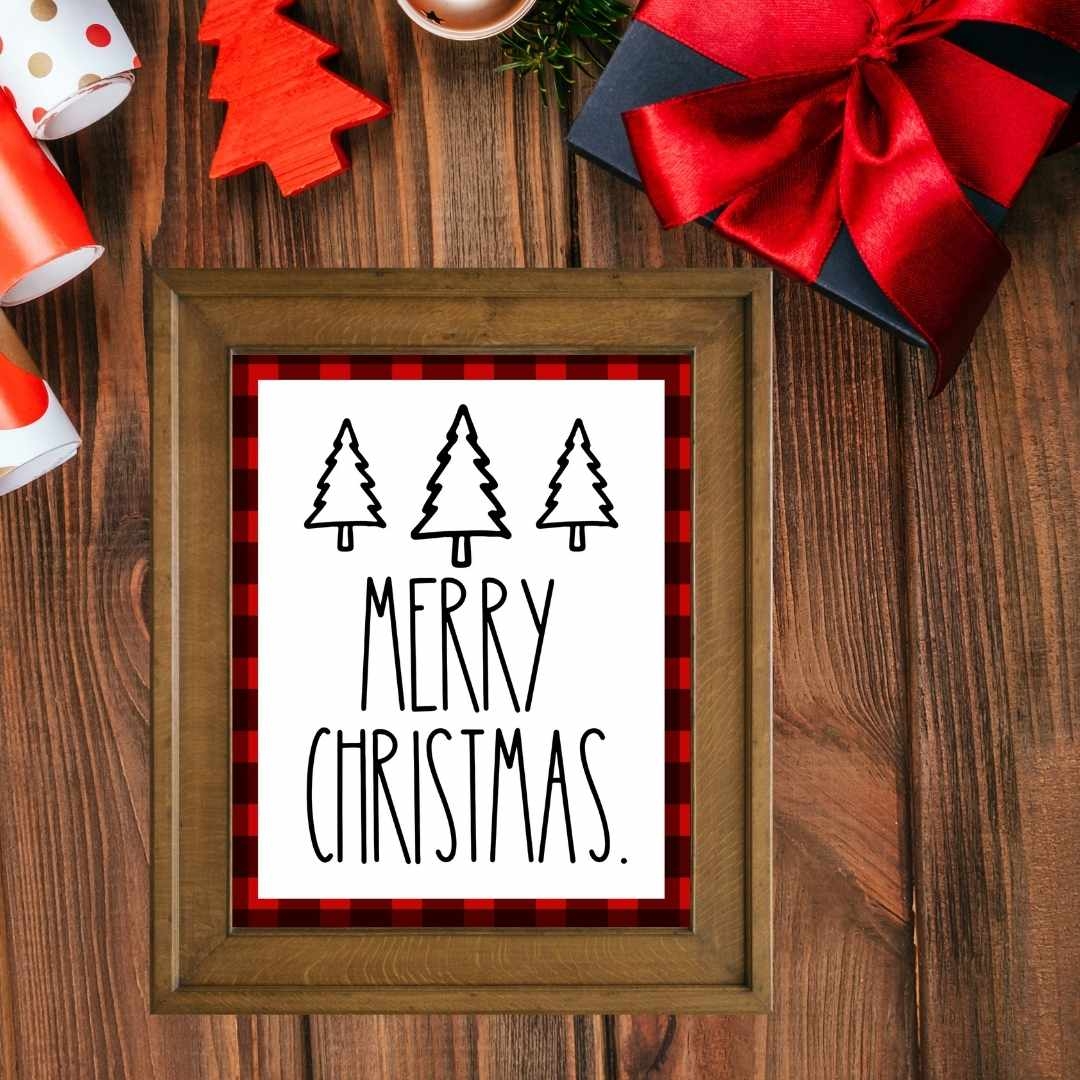 printable merry xmas signs