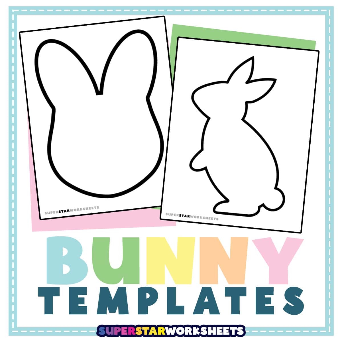 rabbit template printable