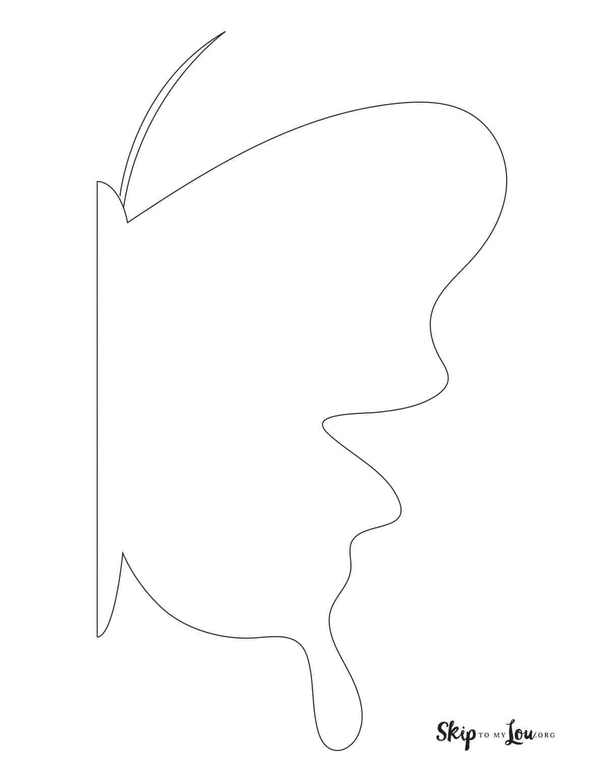 butterfly template printable