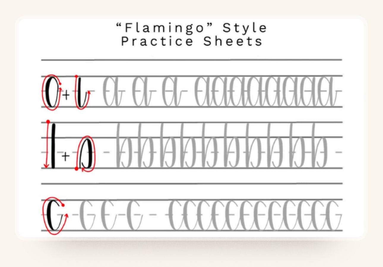 calligraphy practice sheets printable free