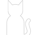 Cat Template Printable Coloring Page Childhood Magic