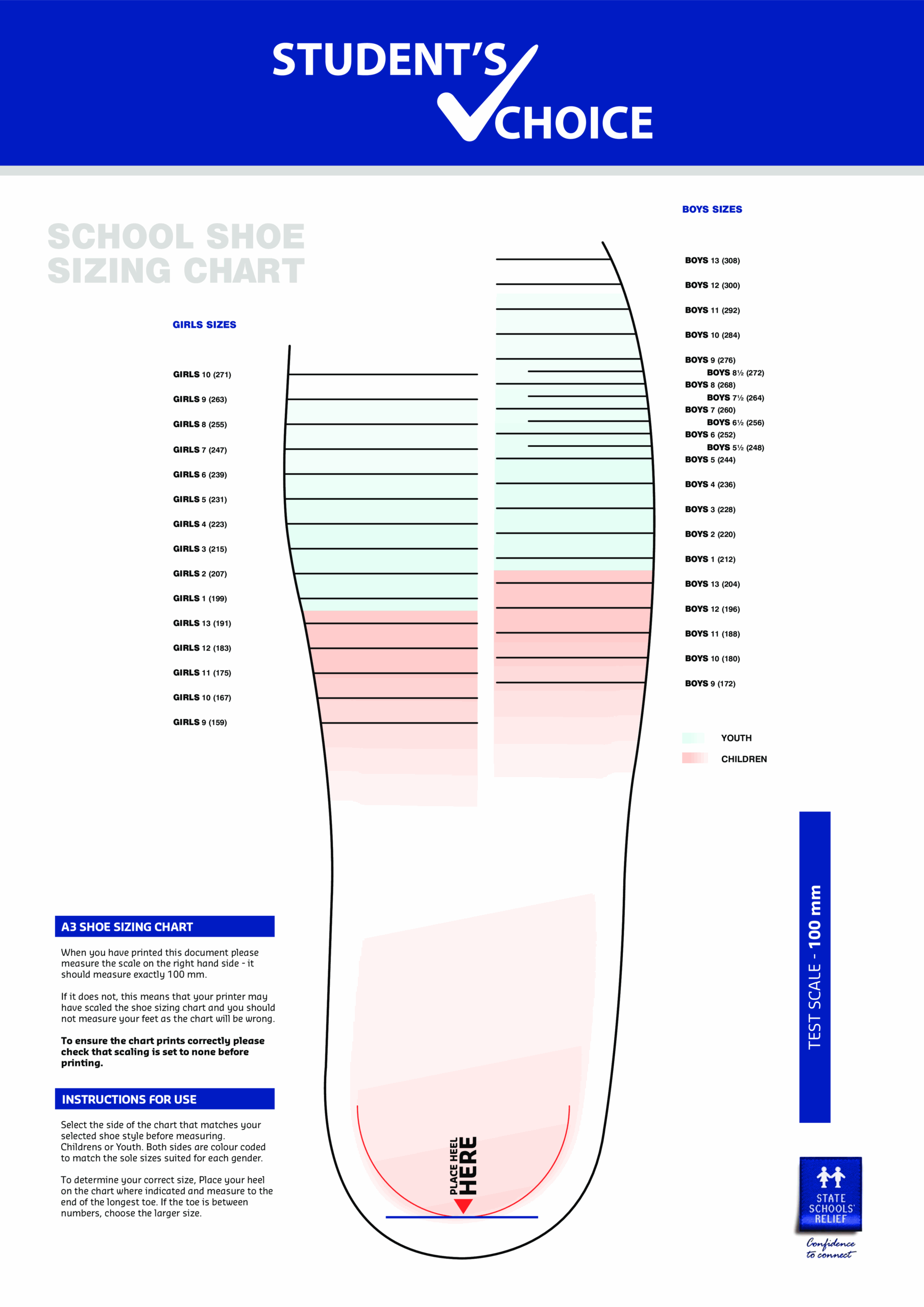 Chart Kids Shoe Size Template Printable Baby Shoe Sizer Kids Foot Measurer Blue Plastic Shoe Sizer
