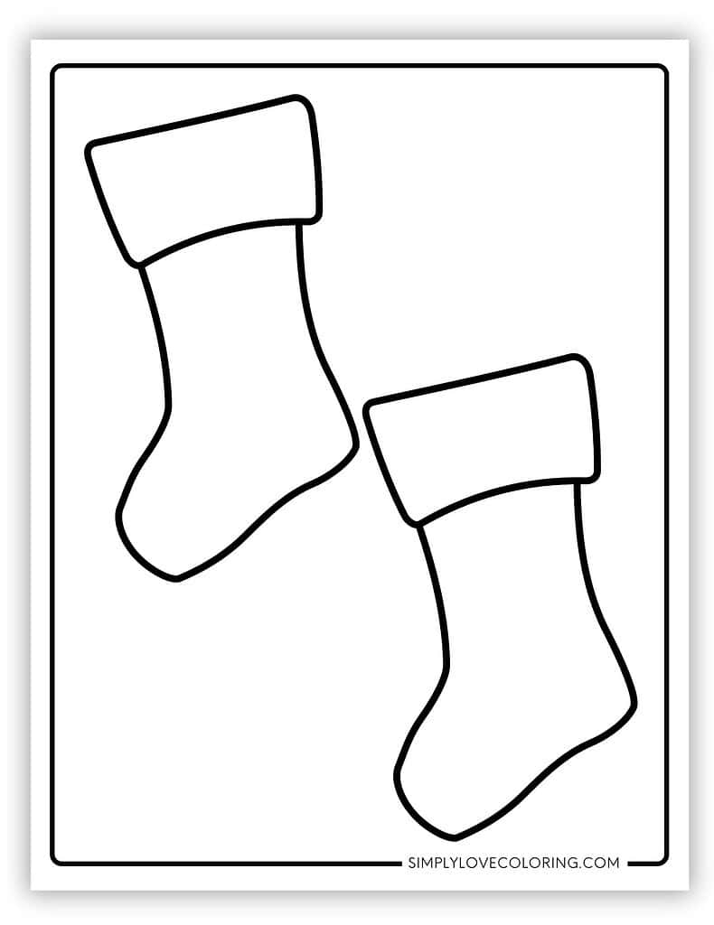 printable stocking template