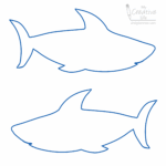 Cindy DeRosier My Creative Life Shark Name Art