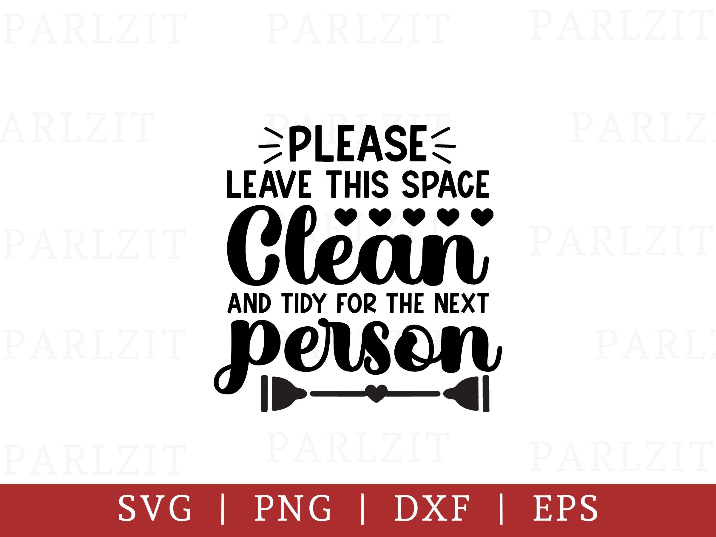 Clean And Tidy Sign SVG Bathroom Office Printable Art digital Download Etsy