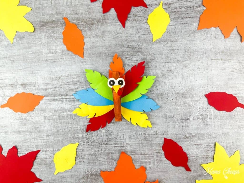 printable turkey feather template