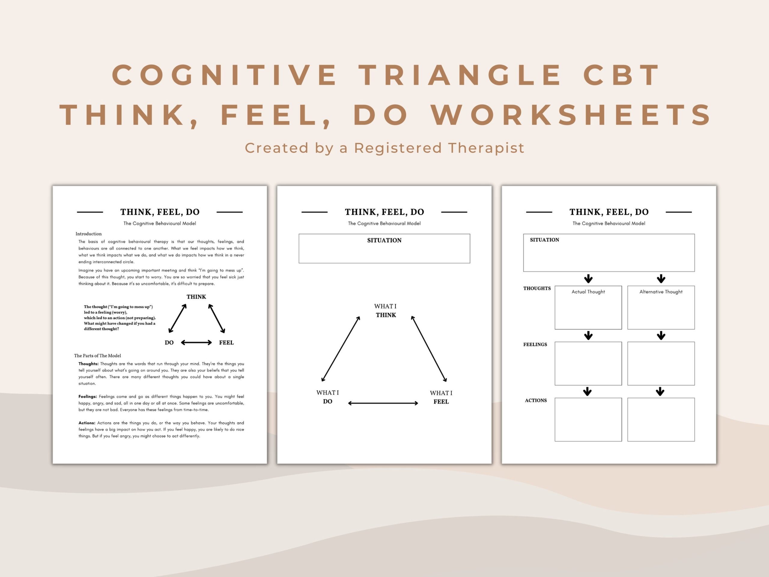 printable cbt worksheets pdf