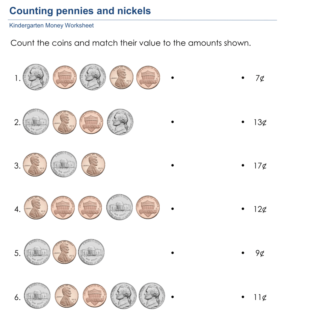 Coin Recognition And Counting Adventure Printable Money Worksheets Made By Teachers