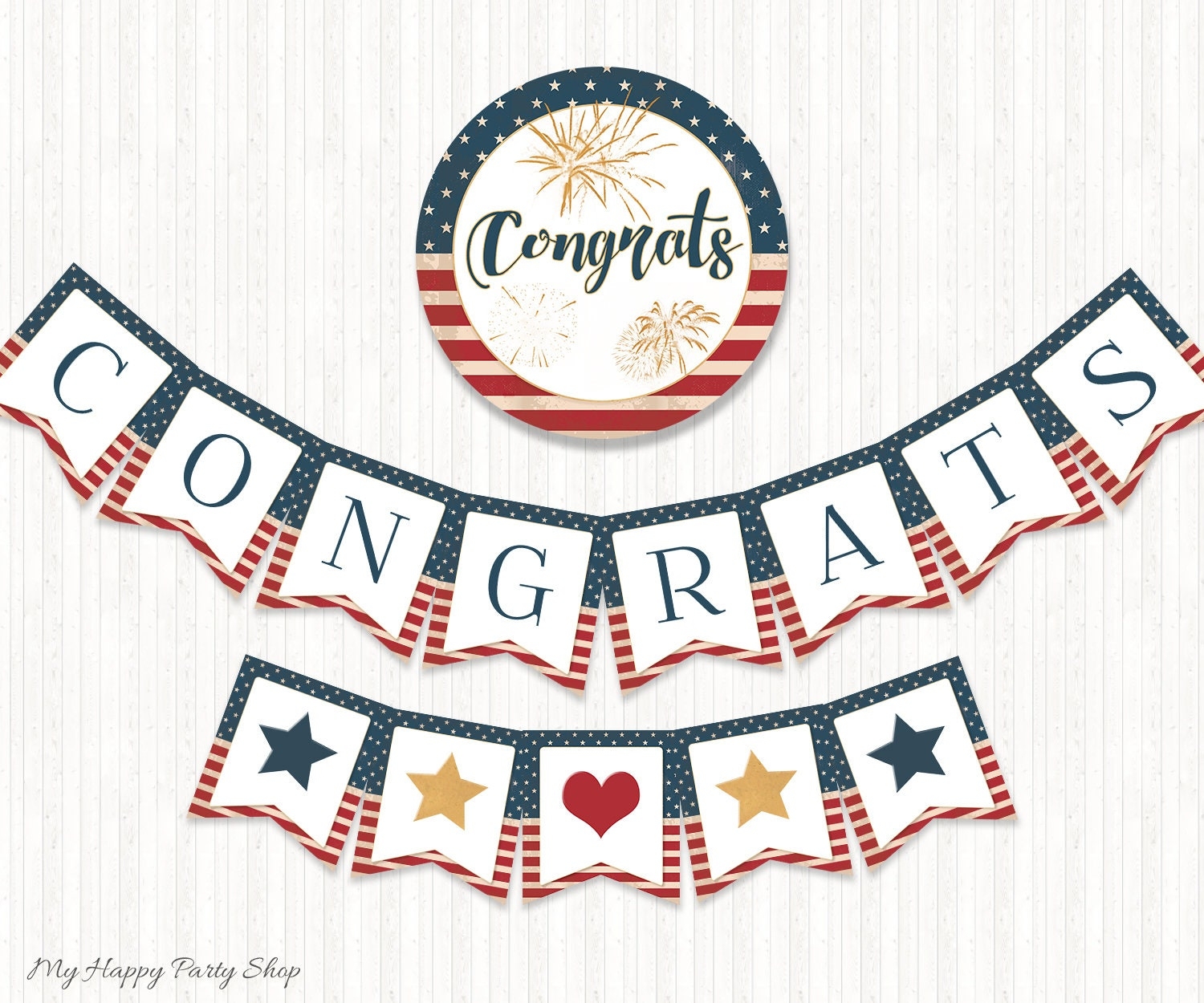 Congratulations Banner Printable US Army Congrats Banner Retirement Rank Promotion United States INSTANT DOWNLOAD Digital Diy HI001 Etsy