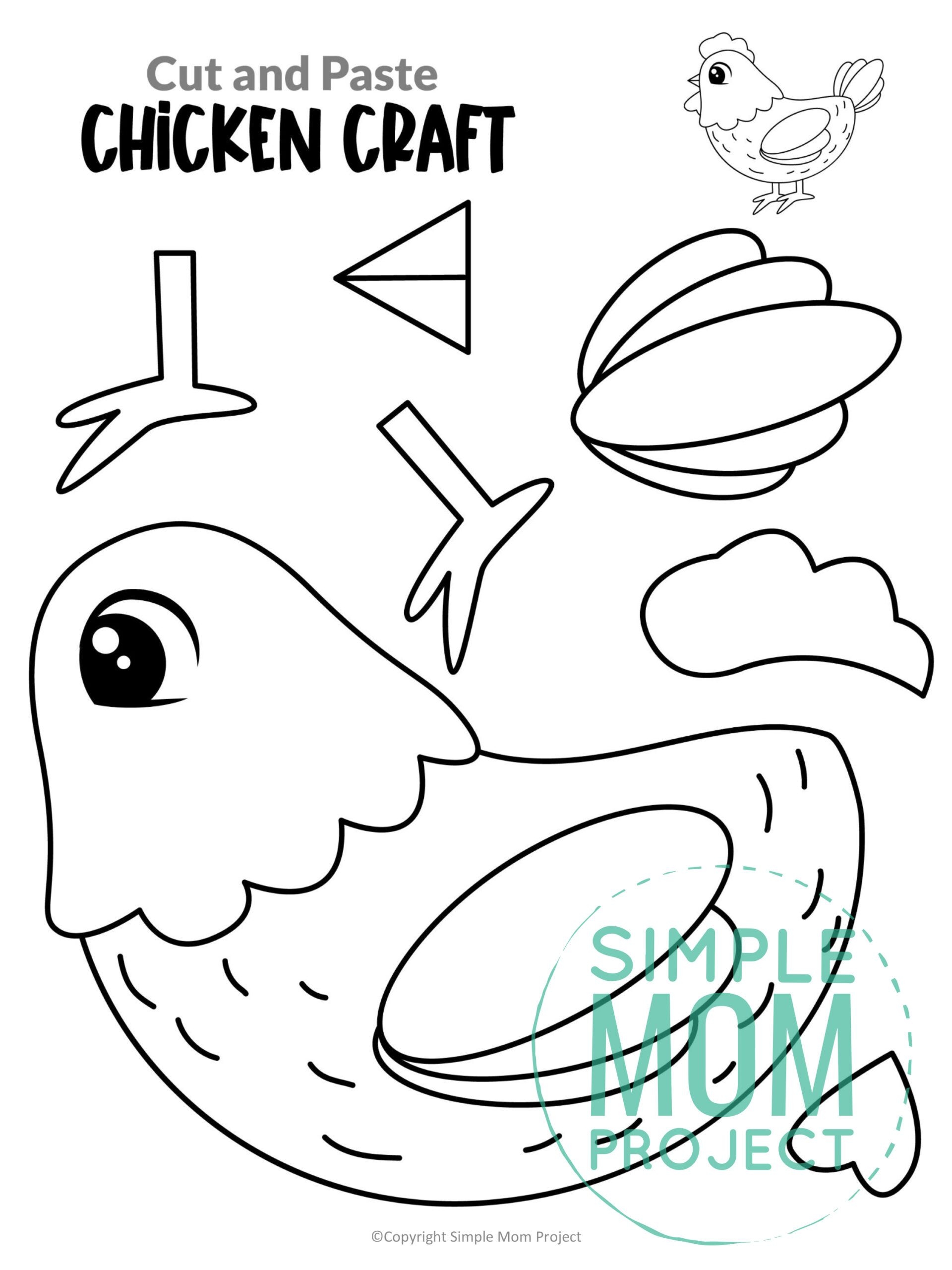 chicken printable template