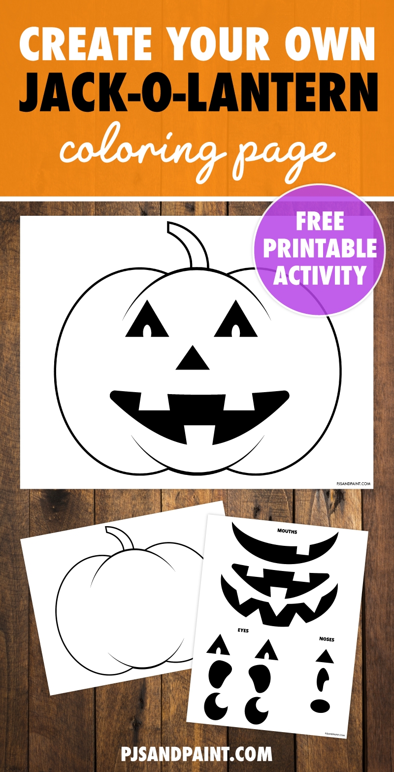 jack o'lantern printable template