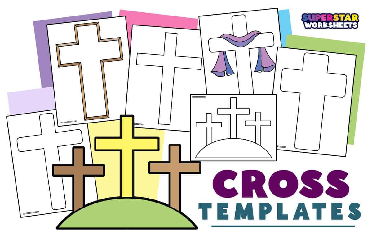 cross template free printable