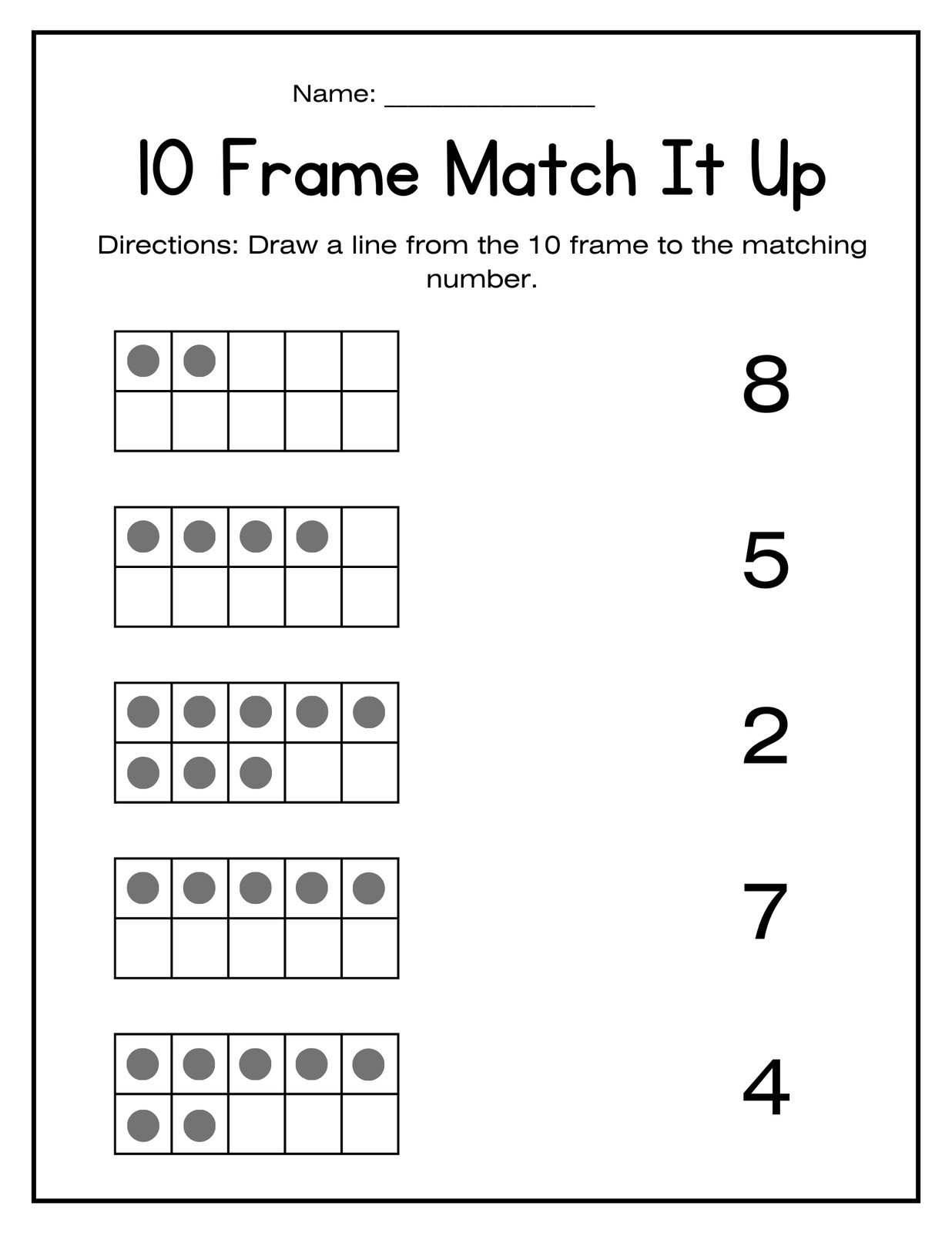 free printable preschool math worksheets