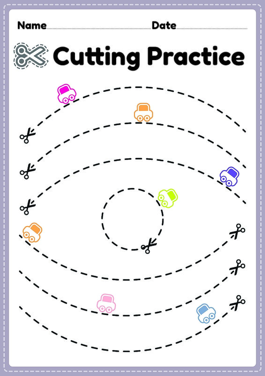 cutting printable worksheets