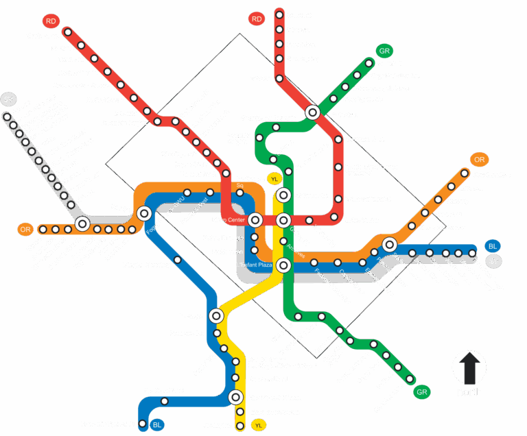 DC Metro Map Your DC Metro Map Guide