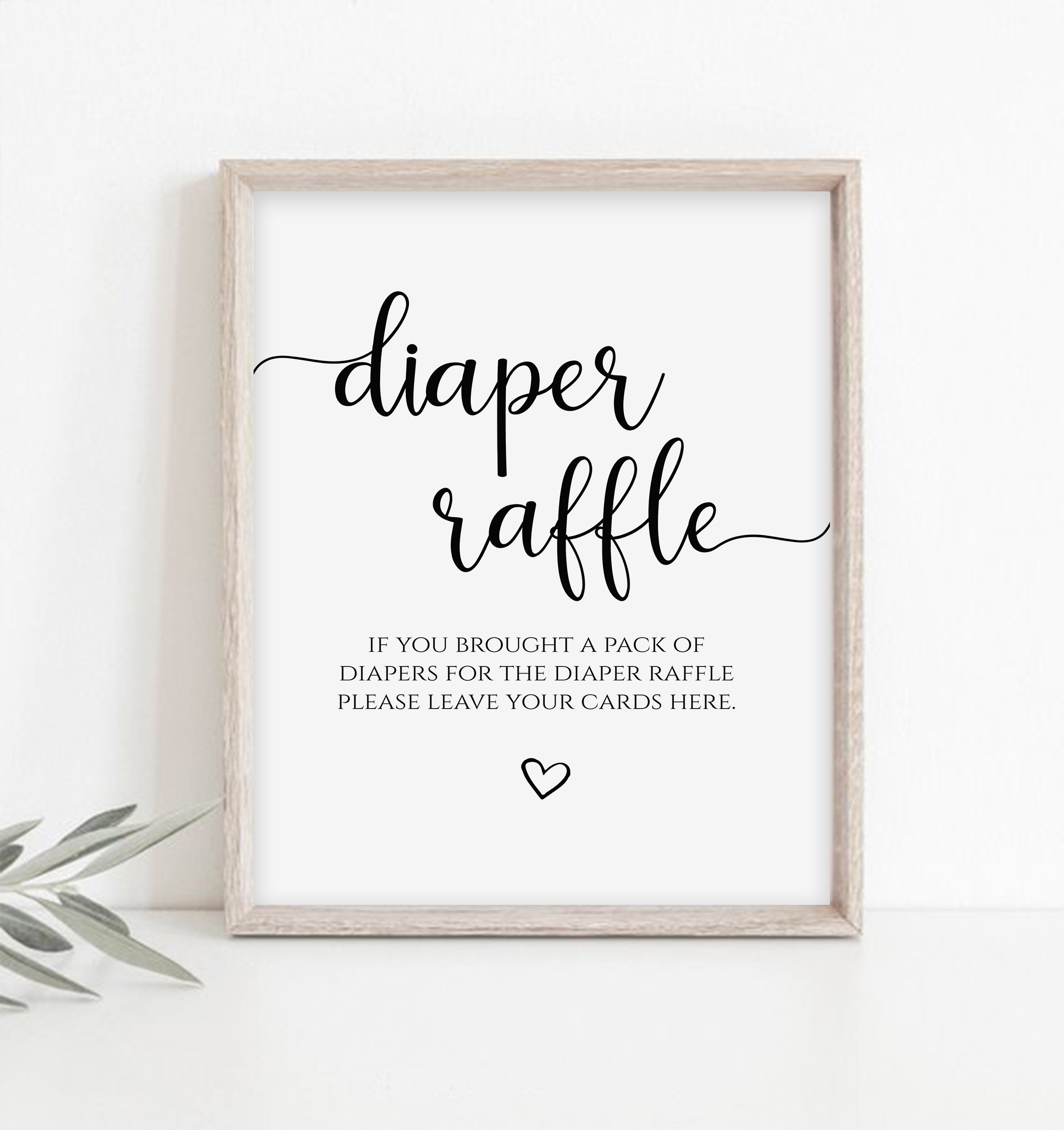 Diaper Raffle Cards Baby Shower Game Printable Diaper Raffle Sign Diaper Raffle Cards Printable Diaper Raffle Ticket Modern Rustic Etsy