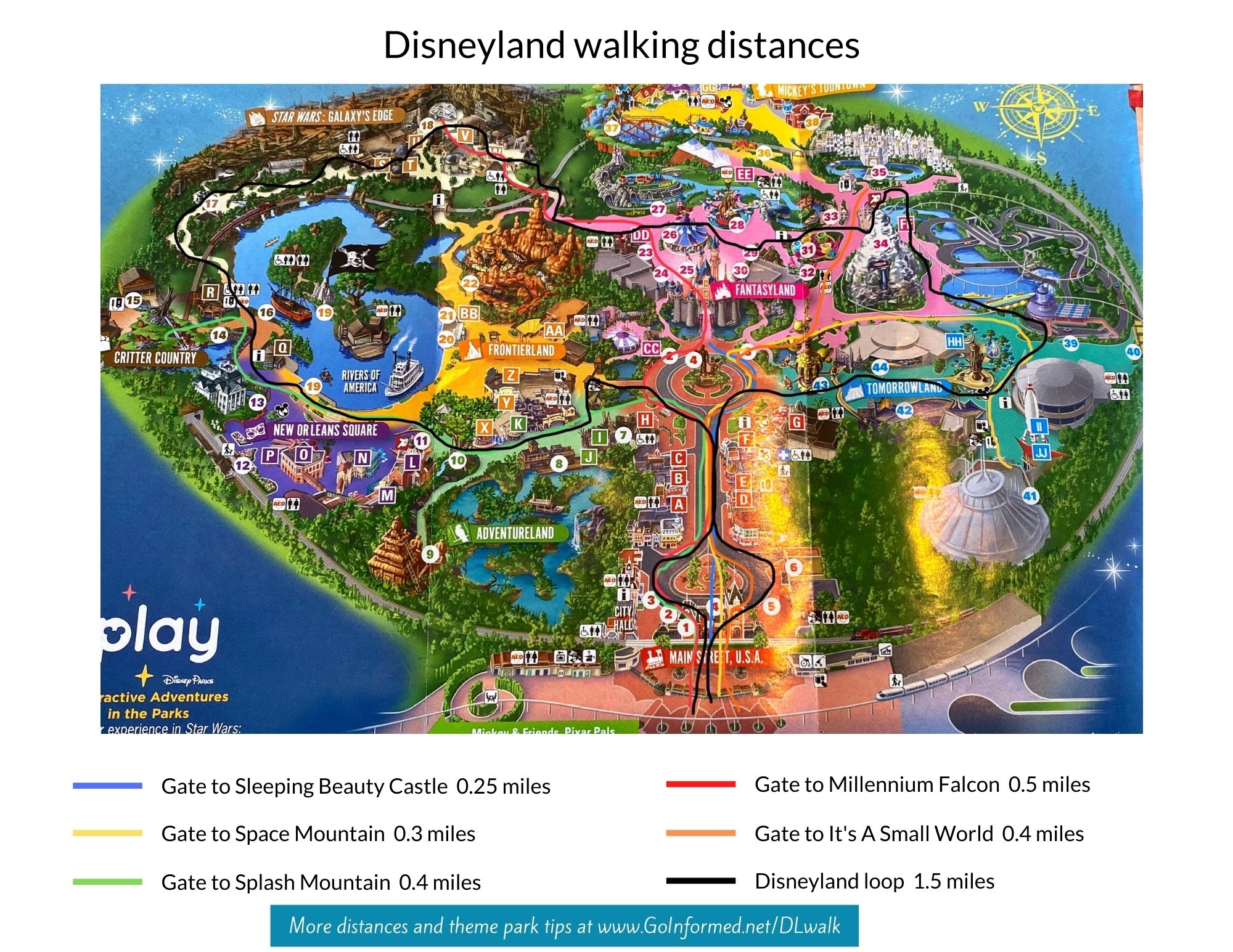 map of disneyland printable