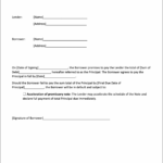 Download Free Promissory Note Template Signeasy
