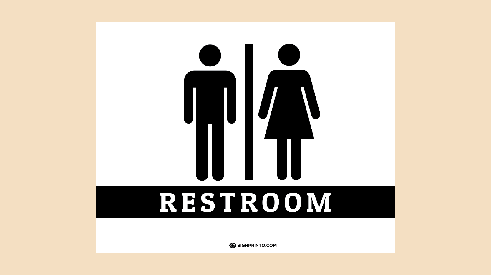 mens room sign printable