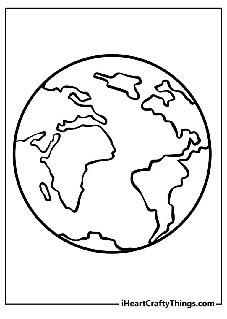 Earth Coloring Pages 20 Free Printables