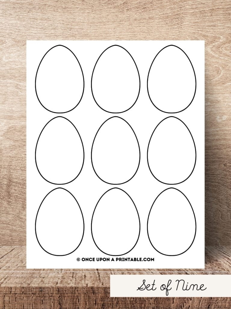 egg template printable