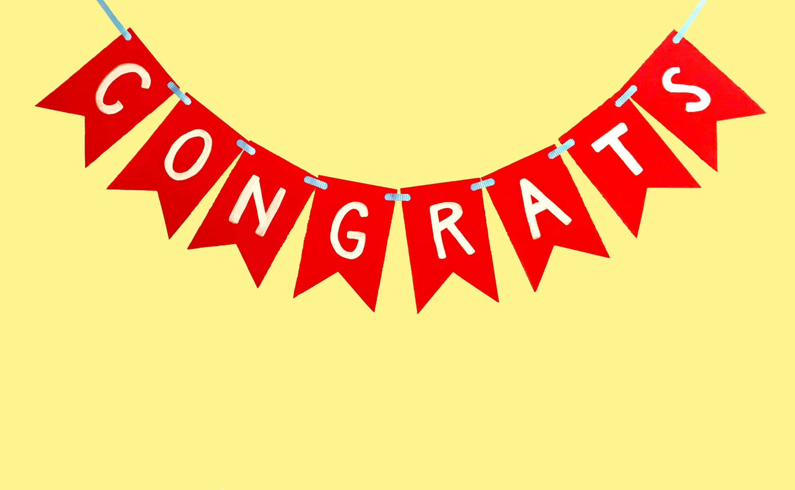 Easy As Pie Congrats Banner For Your Graduating Senior
