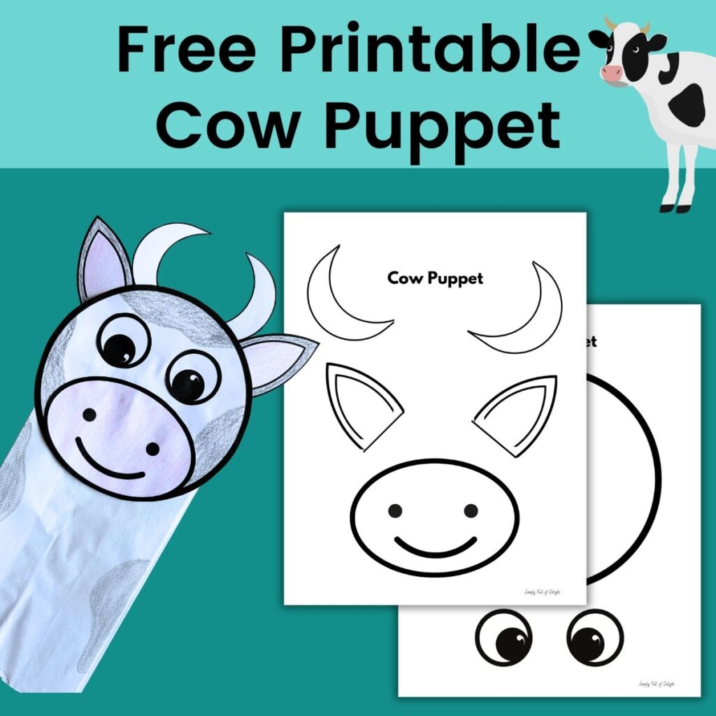 cow template printable