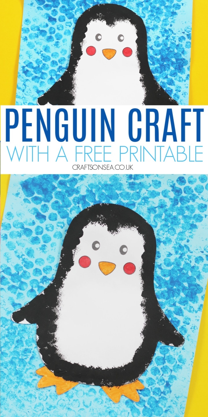 free printable penguin template