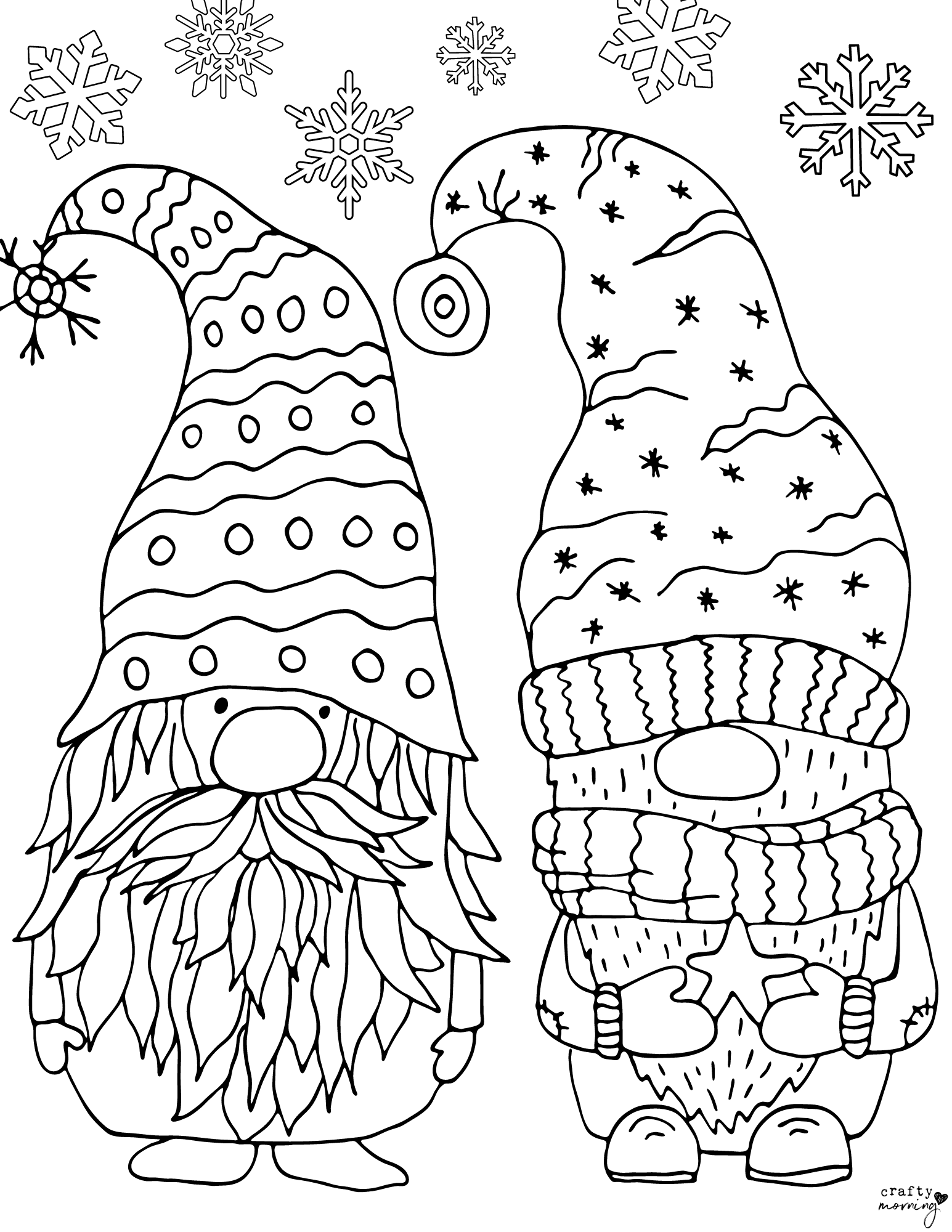 elf coloring sheet printable