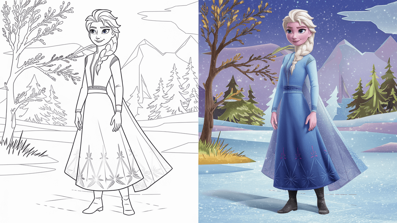 printable frozen coloring sheets