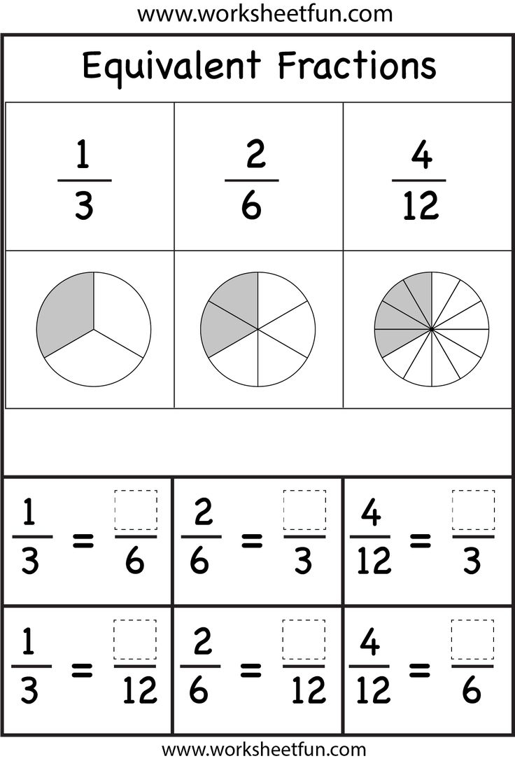 printable fraction worksheets
