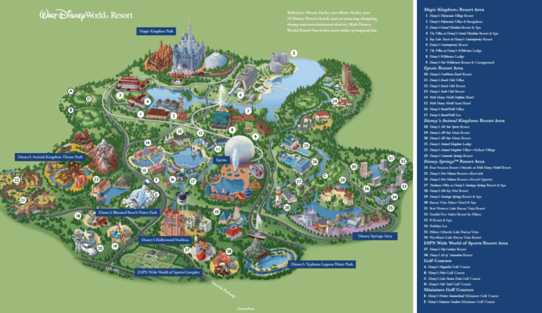 Every Official Disney World Map All In One Place Disney Trippers