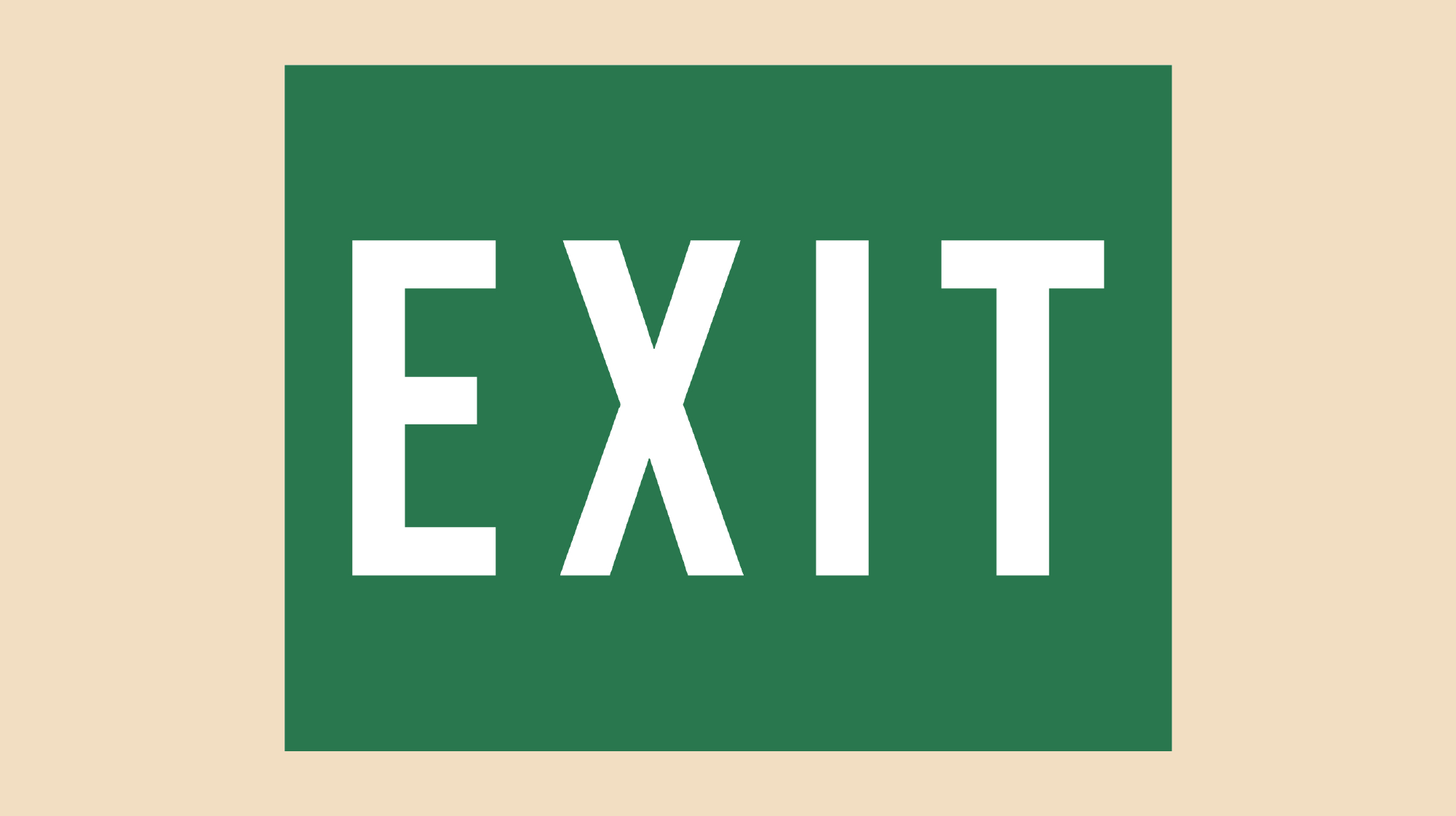 free printable exit signs
