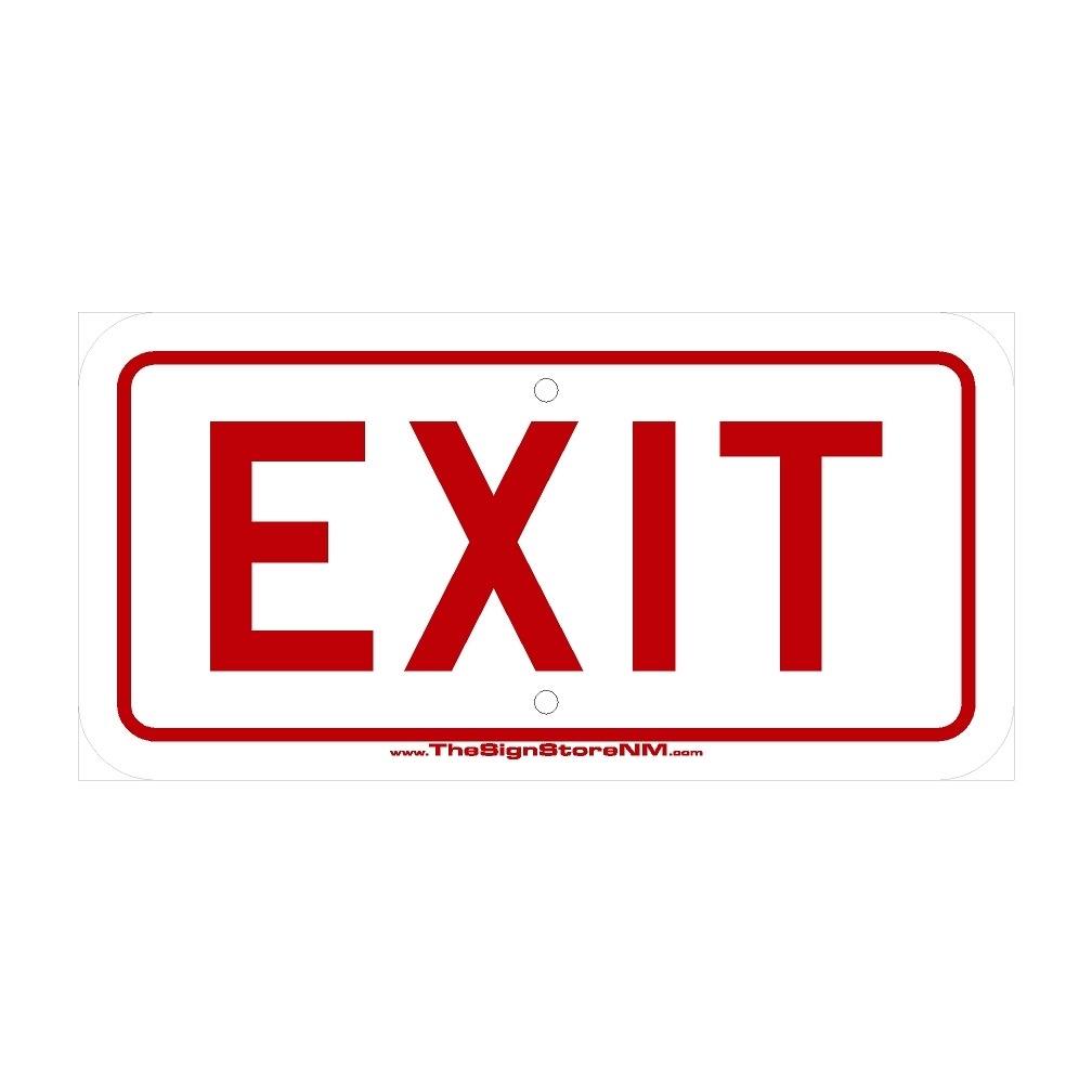 Exit Sign The Sign Store NM