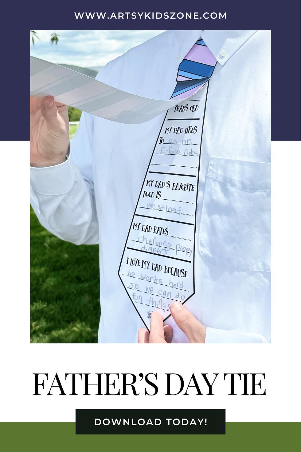 Fathers Day Tie