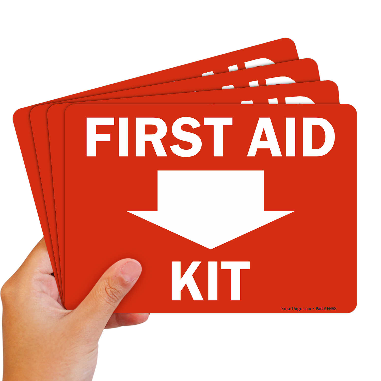 First Aid Kit Sign Down Arrow First Aid Sign