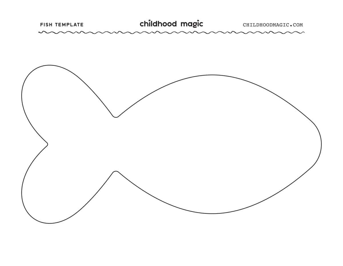 fish template free printable