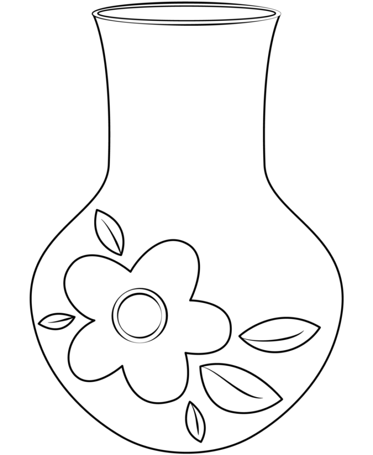 Flower Vase Printable Printable Party Favors
