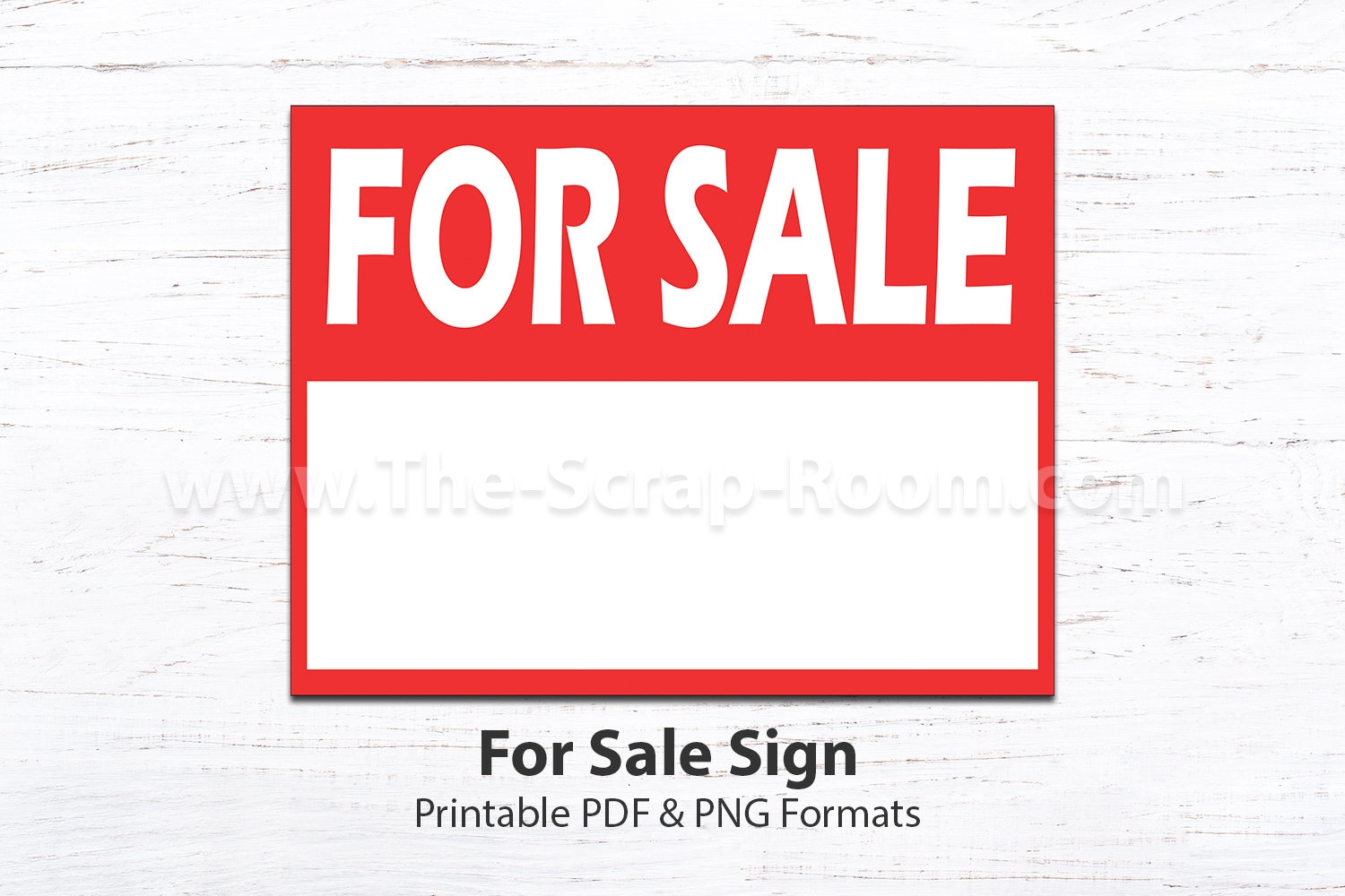 For Sale Sign Instant Download Resizable Vector Graphic Etsy