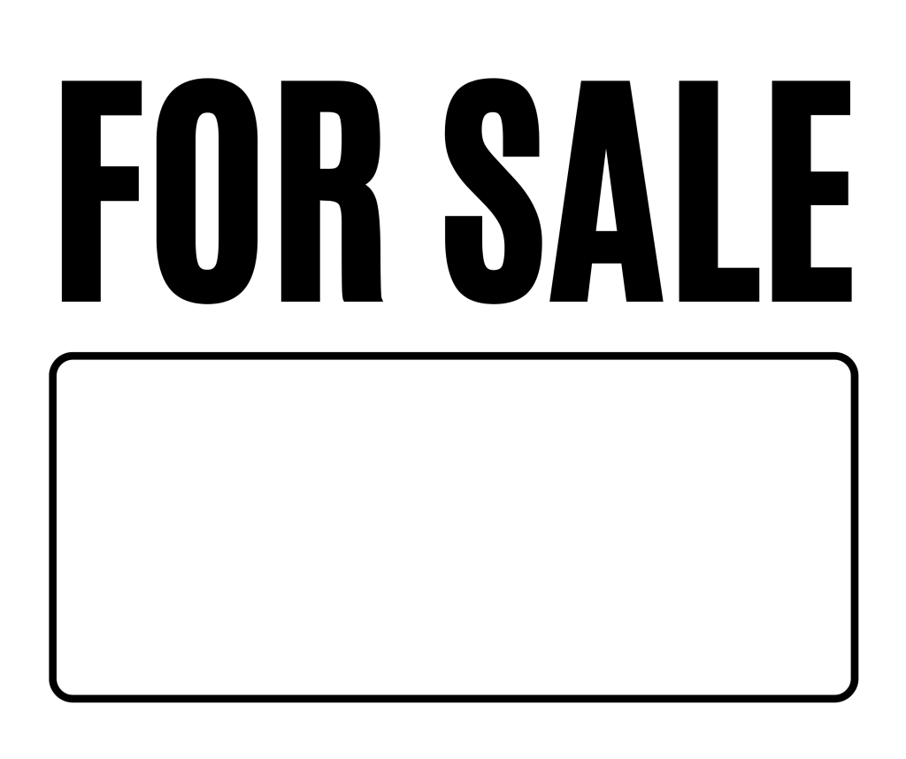 free for sale sign printable