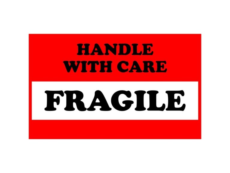 Fragile Sign SVG Printable Label Clipart digital Download Etsy