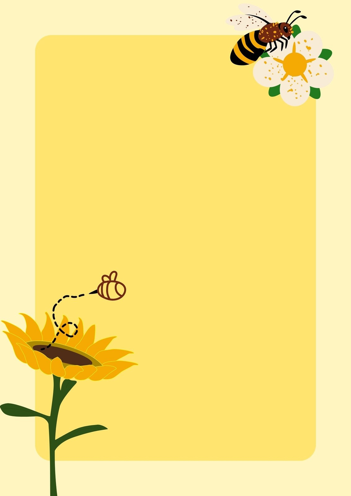 printable bee templates