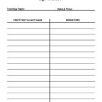 Free And Customizable Sign Up Sheet Templates