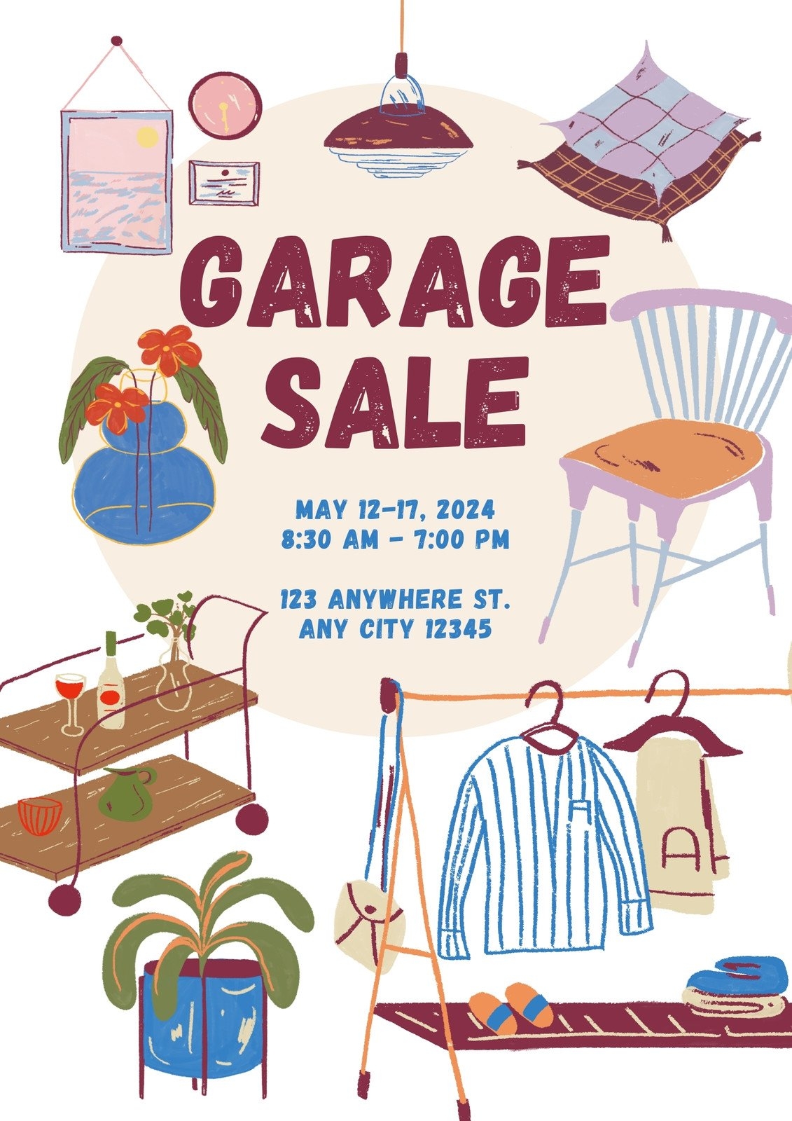 Free And Customizable Yard Sale Templates Canva
