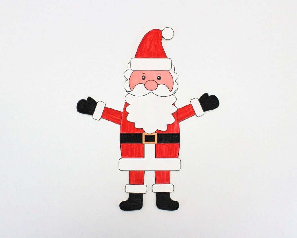 Free Build A Santa Printable The Craft at Home Family